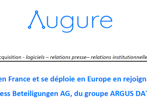 Augure se renforce en France et se déploie en Europe